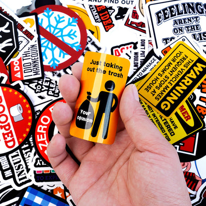 166 pcs Funny Hard Hat Stickers for Men, Adults
