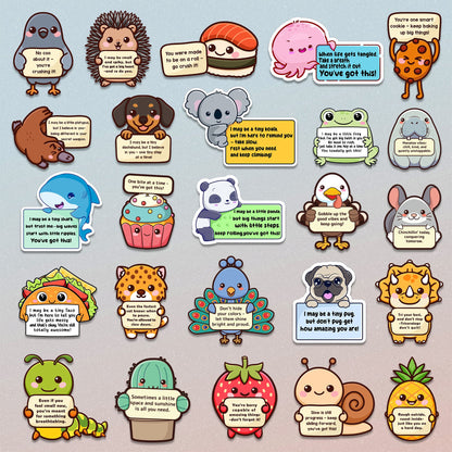 100PCS Emotional Support Animal Stickers