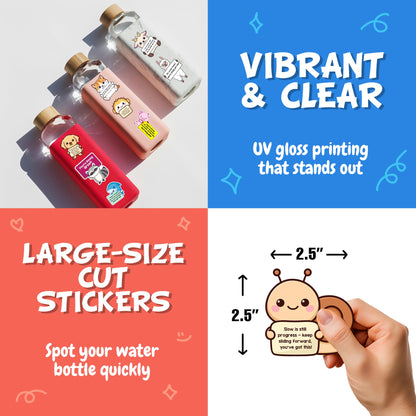 100PCS Emotional Support Animal Stickers
