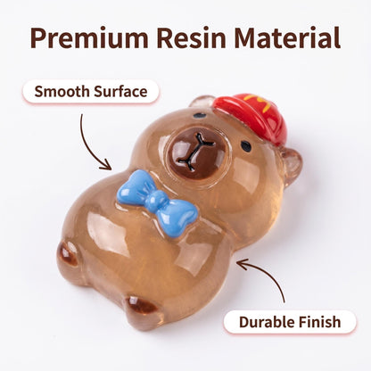 Random Blind Bag Cute Capybara Resin Flat Charms for DIY Craft Decoration