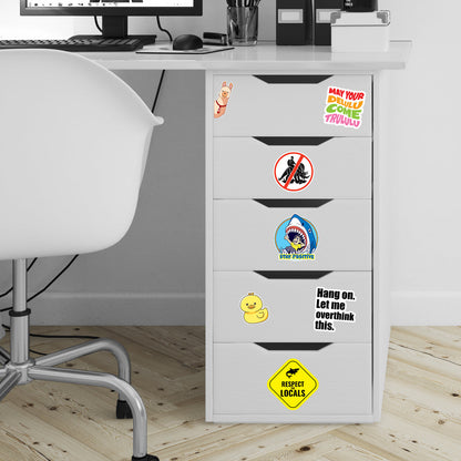 130 Pcs Funny Saying Stickers for Adults Quote Water Bottles Stickers Pack Waterproof Cool Accesory for Laptop, Bumper,…