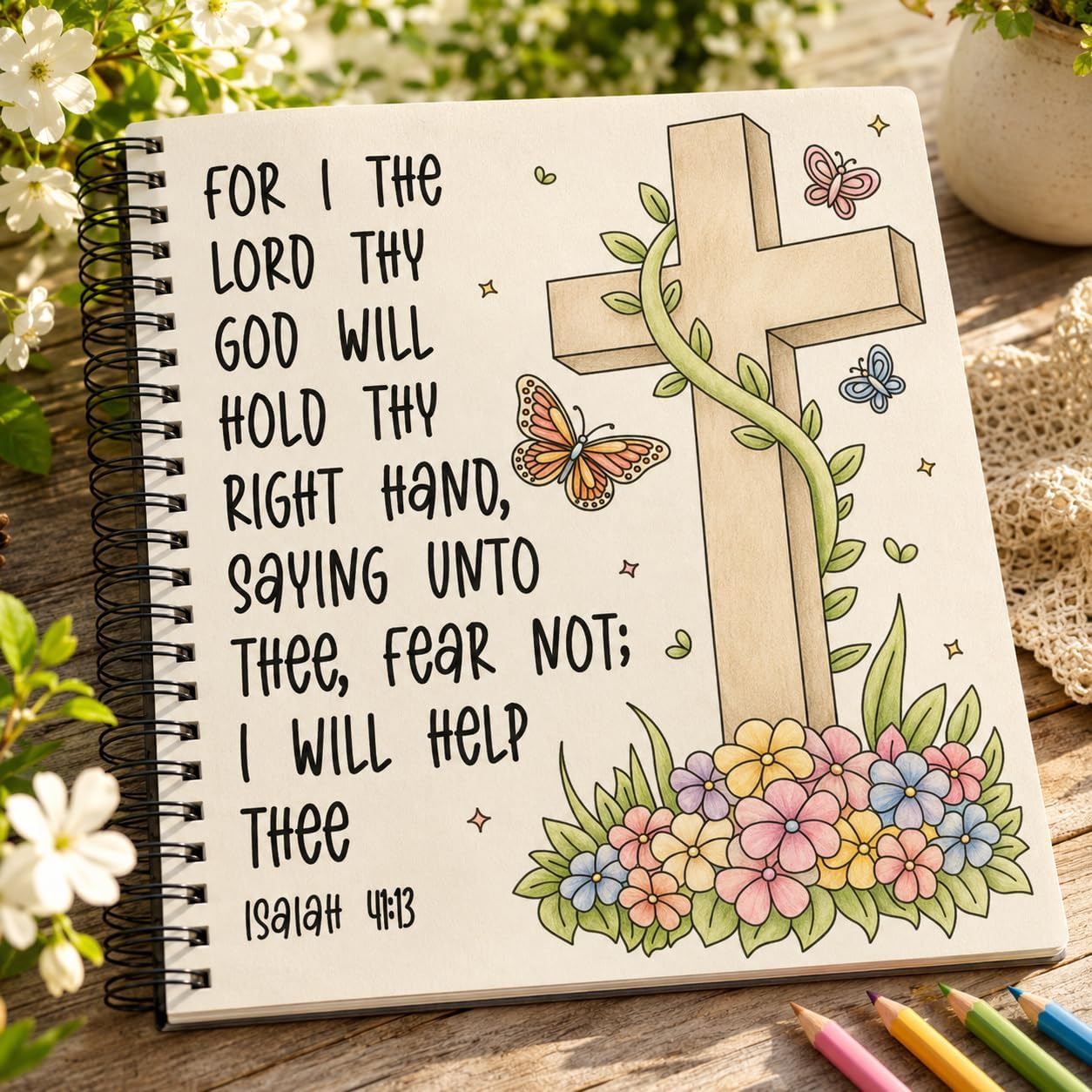 2PCS Christian Coloring Books by Puraesla - for Adults or Kids, Jesus Faith Bible in a Year Art, Religious Scripture Bi…