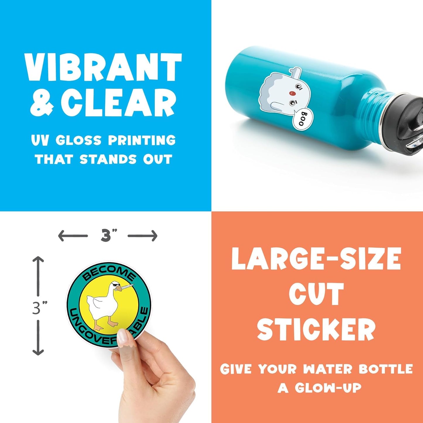 400 PCS Funny Quote Stickers for Adults