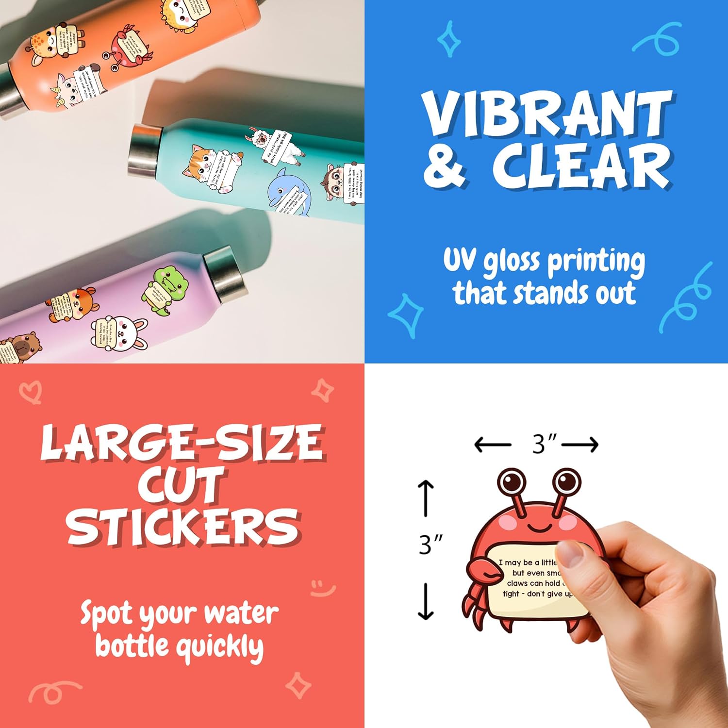 50PCS Emotional Support Animal Stickers