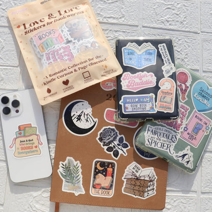 225 PCS Romance Book Stickers for Adults