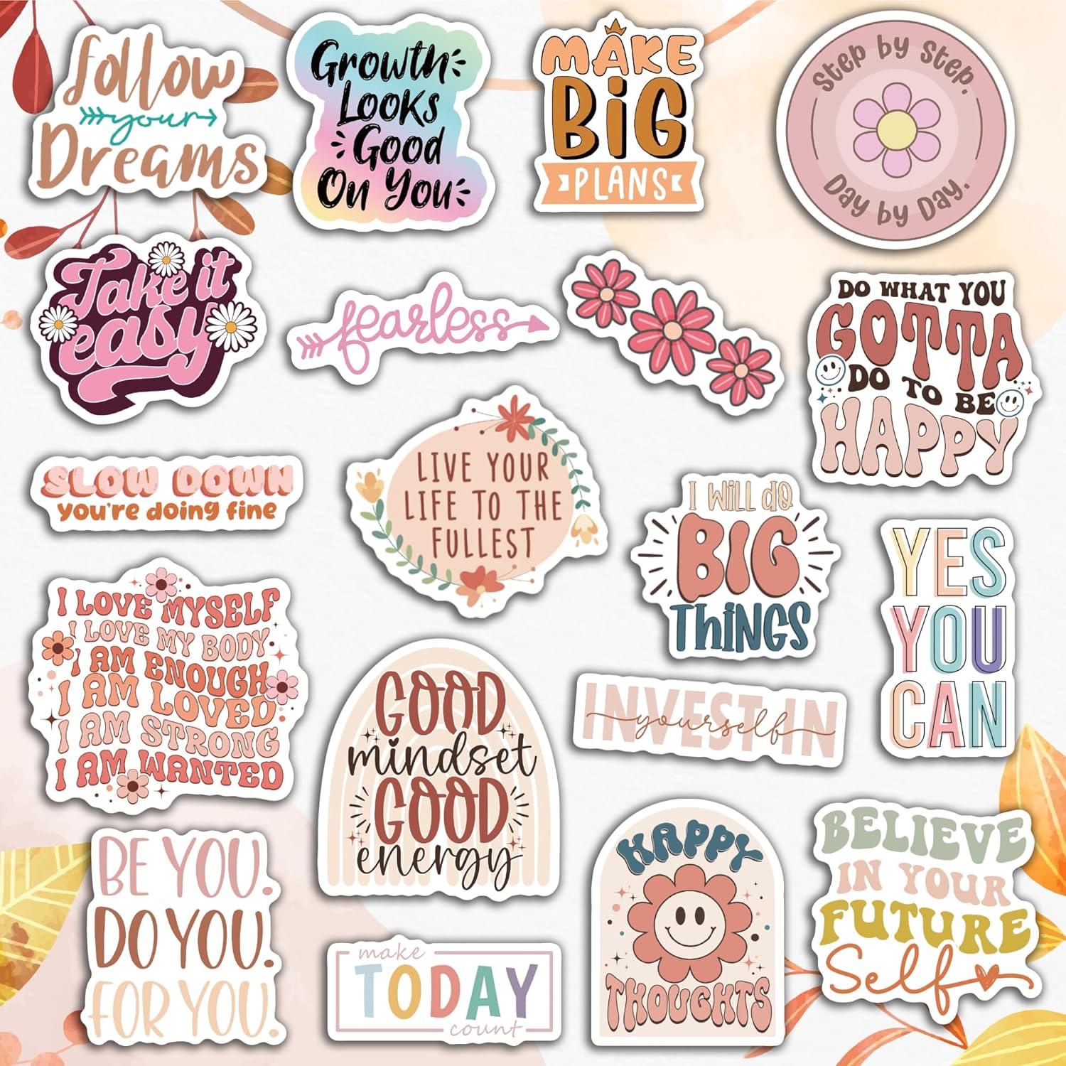 300PCS Motivational Stickers