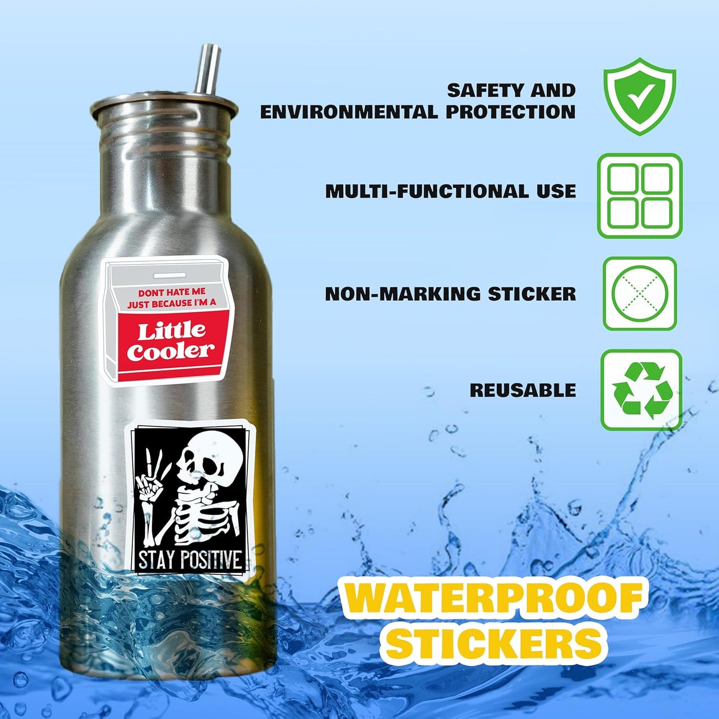 73 Pcs Funny Stickers for Adults Dirty Humor, Waterproof