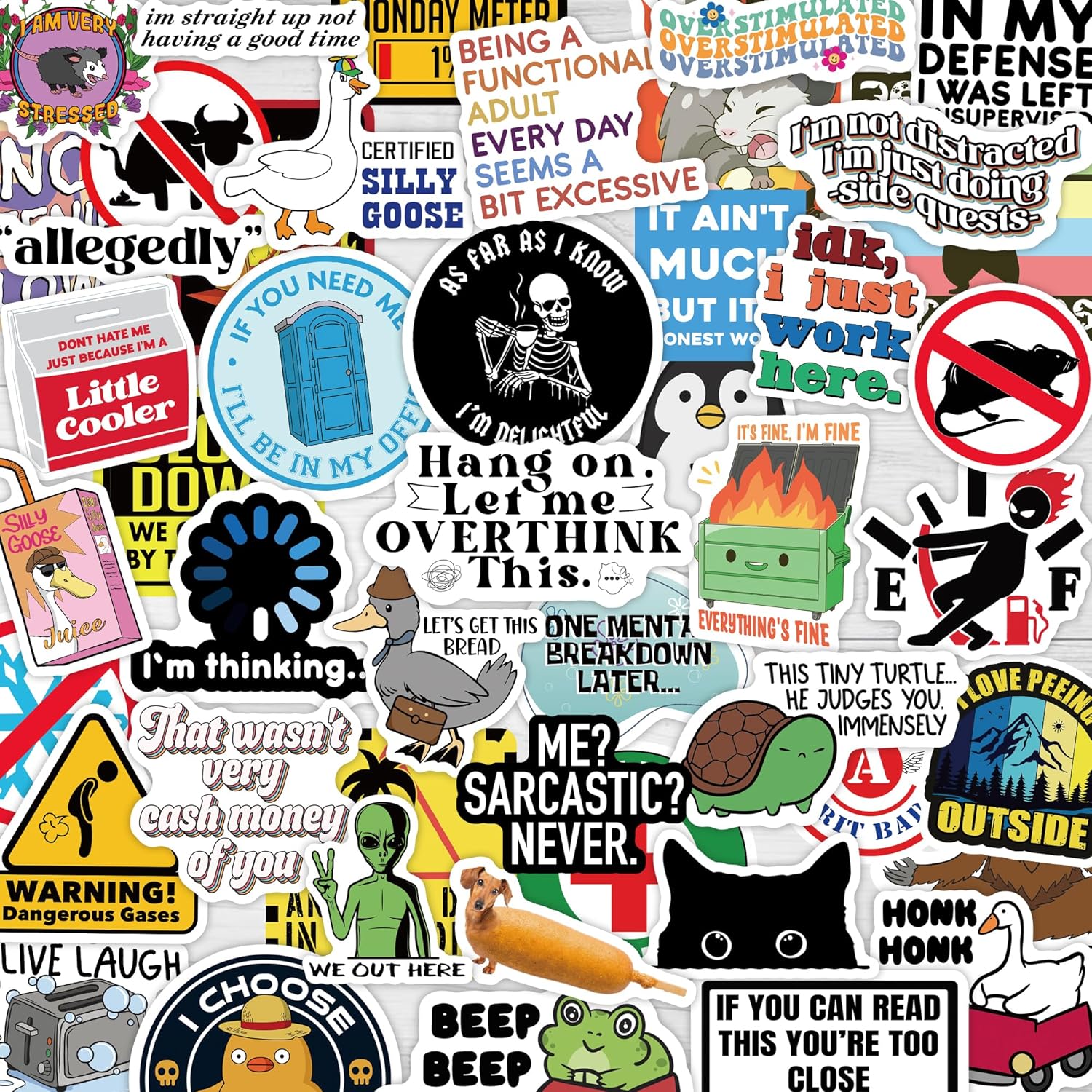 200 Pcs Funny Stickers for Adults (Dirty)