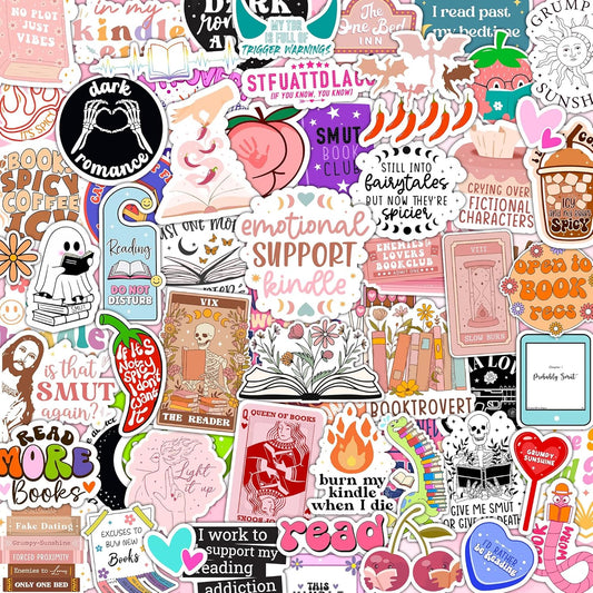 120 PCS Romance Book Stickers for Kindle