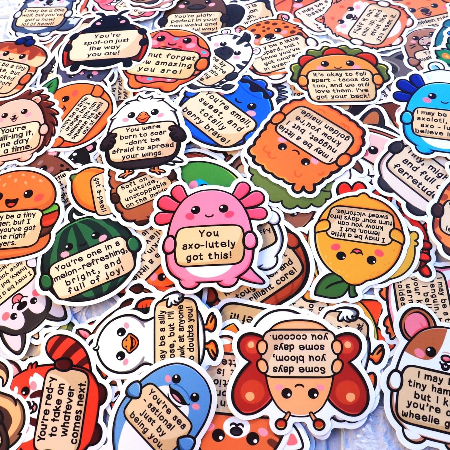200Pcs Emotional Support Buddies Stickers
