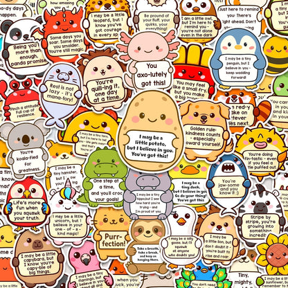 200Pcs Emotional Support Buddies Stickers
