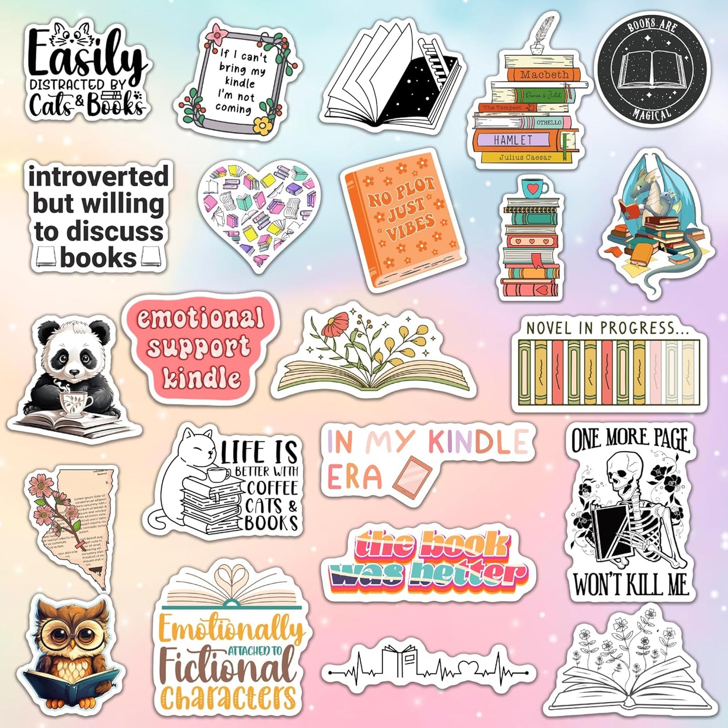 150pcs Stickers for Kindle