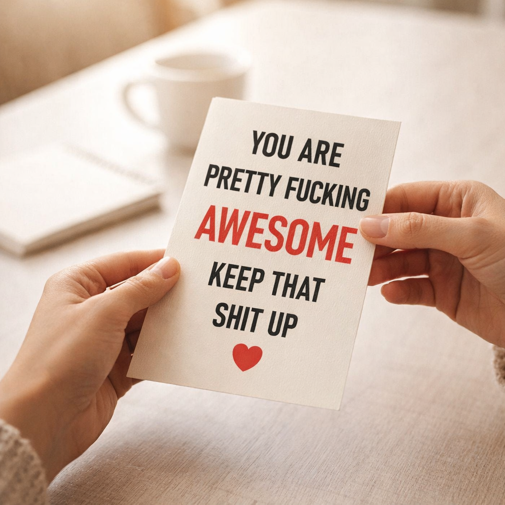 You are pretty fucking awesome - Funny Birthday Card