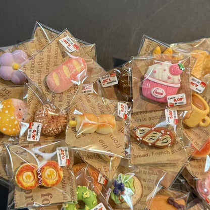 Miniature Dessert & Bakery Food Toys - Individual Blind Bag Packaging, Realistic Tiny Food Models for Kids’ Dollhouse &…