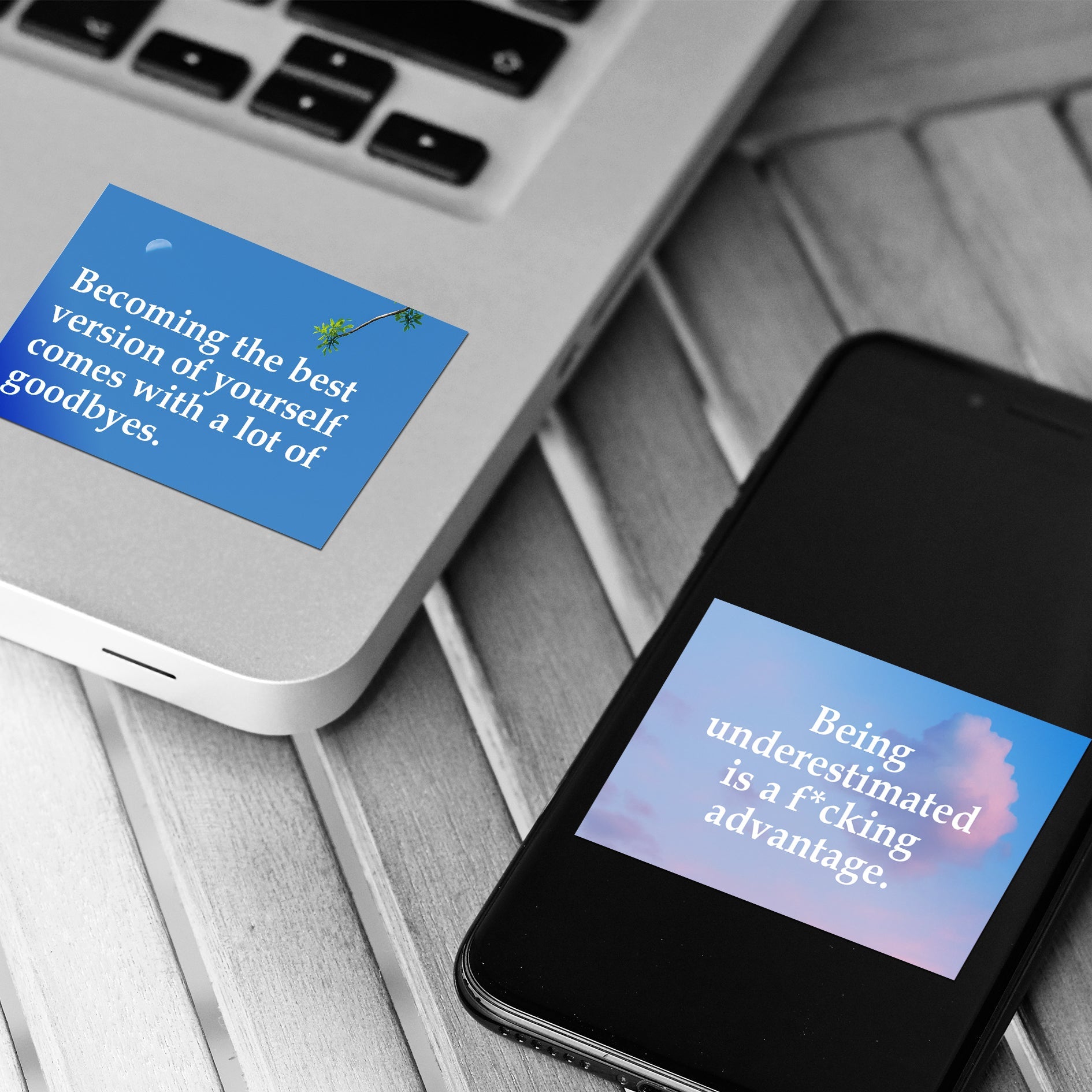 205Pcs Badass Affirmation Stickers - Motivational