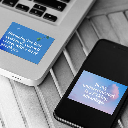 205Pcs Badass Affirmation Stickers - Motivational