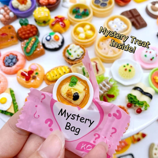 Mystery Foodie Bags - Ultra-Realistic Miniature Food & Drink Collectibles | DIY Decor, Dollhouse Accessories & Sensory …